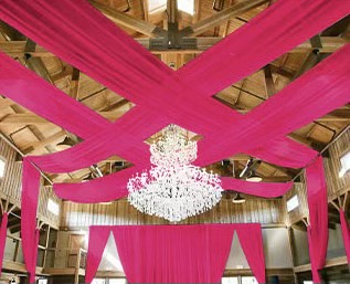 drapes pink coastal event services, drapes, custom designs